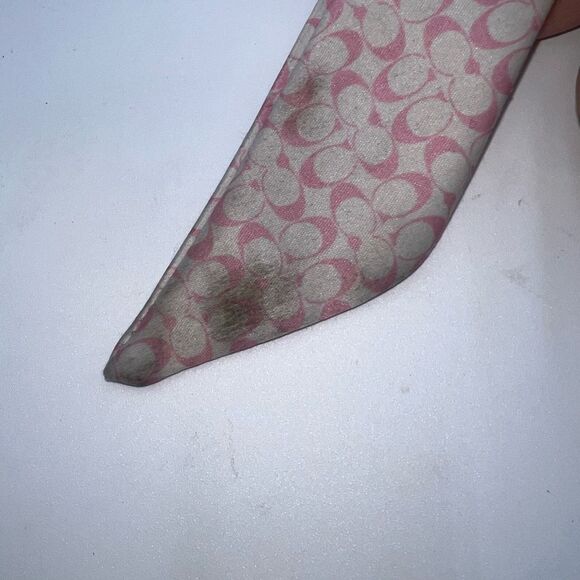 Coach Legacy Signature Canvas Crossbody Bag with a turn-lock closure. - Picture 6 of 11